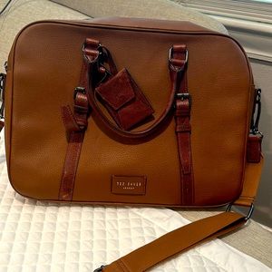 Ted Baker Hooston Leather Document Bag